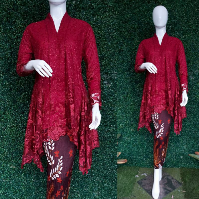 Kebaya modern/Kebaya Kartini/Kartini Bordir/Kebaya busui/Kondangan