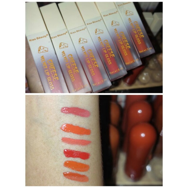 velvet lip gloss kiss beauty