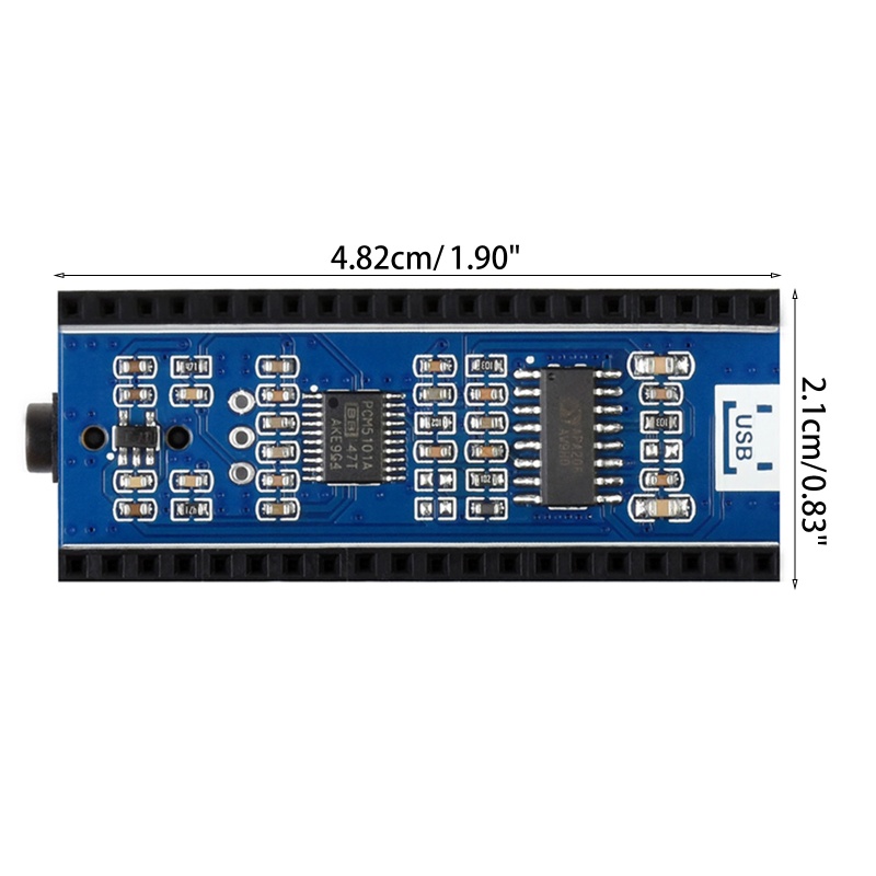 Btsg Modul Ekspanding Pico-audio Dengan Header Raspberry Pi Pico Standar Mendukung Raspberry Pi Pico Series Dengan Speaker