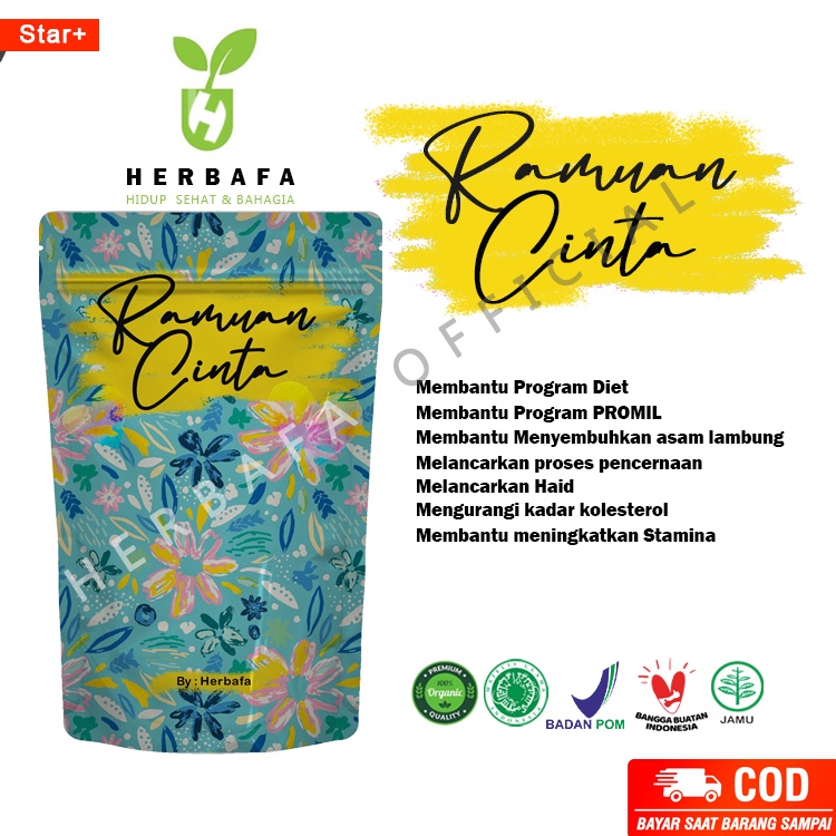 Ramuan cinta ramcin by Herbafa Jamu Herbal Pelangsing ampuh bisa untuk Promil dan Program diet terbu