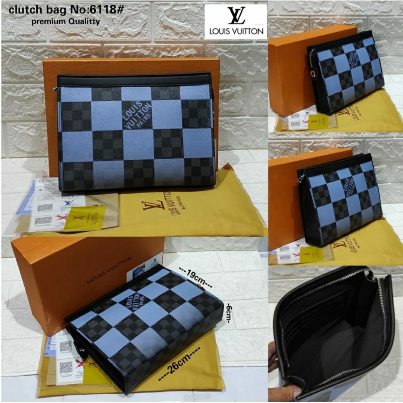 CLUCTH TAS TANGAN LV PRIA WANITA HANDBAG LV IMPORT