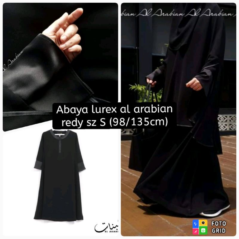 Al Arabian Abaya Lurex Original