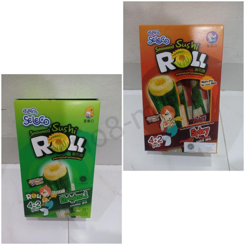 

Seleco - Seaweed Sushi Roll Original/Spicy / 4+2 pcs/Import