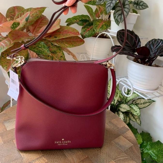 TAS WANITA KATE SPADE KS DARCY LARGE BUCKET BLACKBERRY IN KU6163MH3