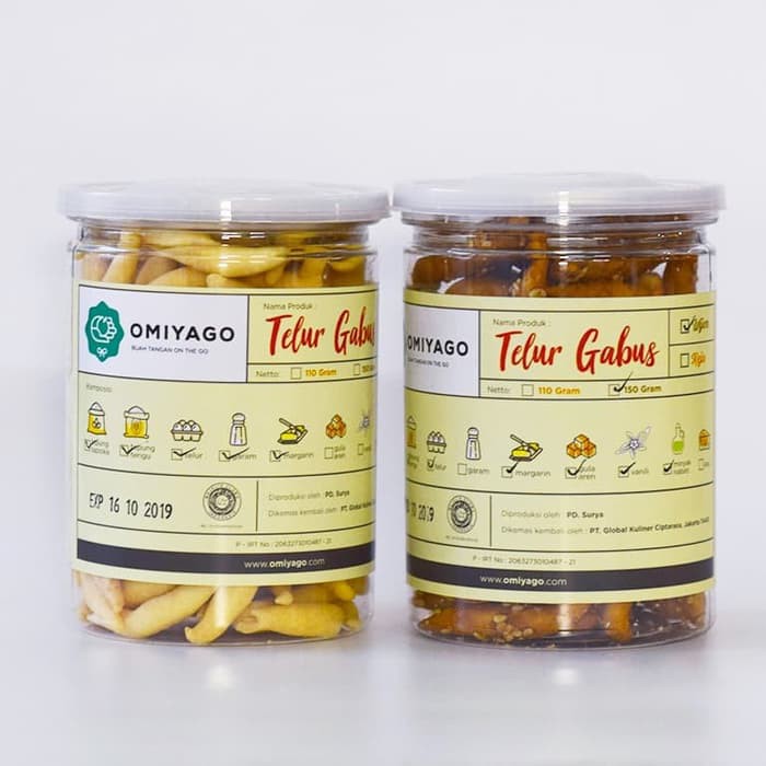 

Omiyago Paket Telur Gabus Keju dan Wijen