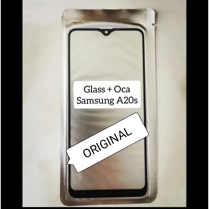 KACA LCD SAMSUNG A20S PLUS LEM OCA / KACA PENGGANTI LAYAR KACA DEPAN LCD A207 / PENGGANTI LAYAR RETA
