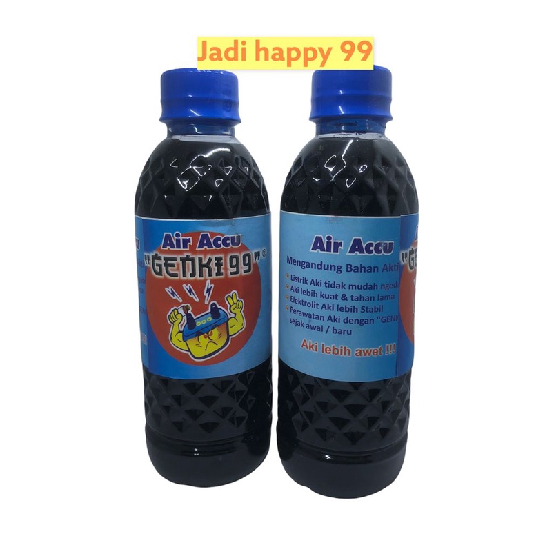 AIR ACCU GENKI99 300ML / AIR AKI GENKI99 / GENKI99 / AIR AKI ACCU / AIR AKI HITAM / AIR AKI