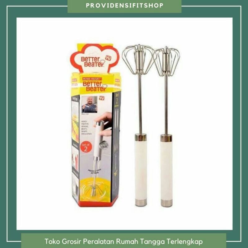 Better Beater Hand mixer otomatis (manual) no box isi 1 pcs