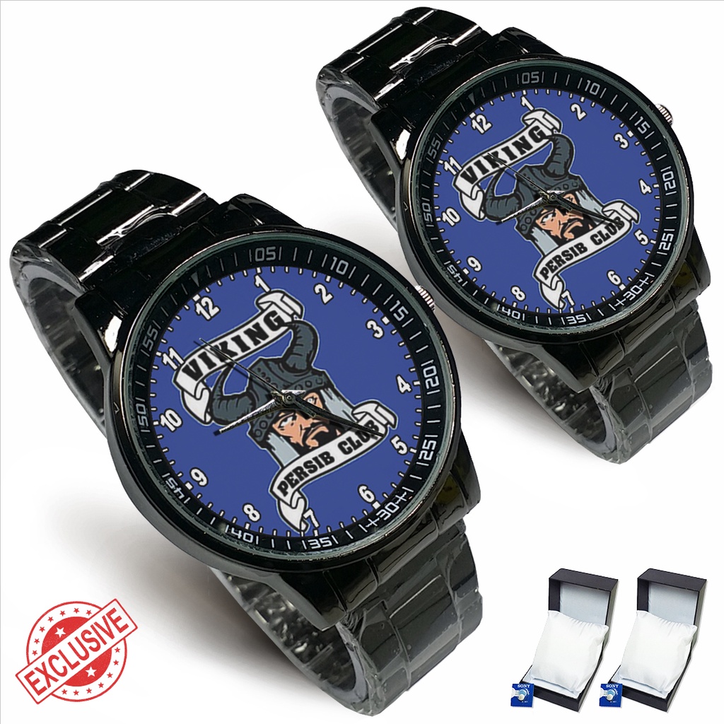 Jam Tangan Rantai Couple VIKING PERSIB CUB (Cool)