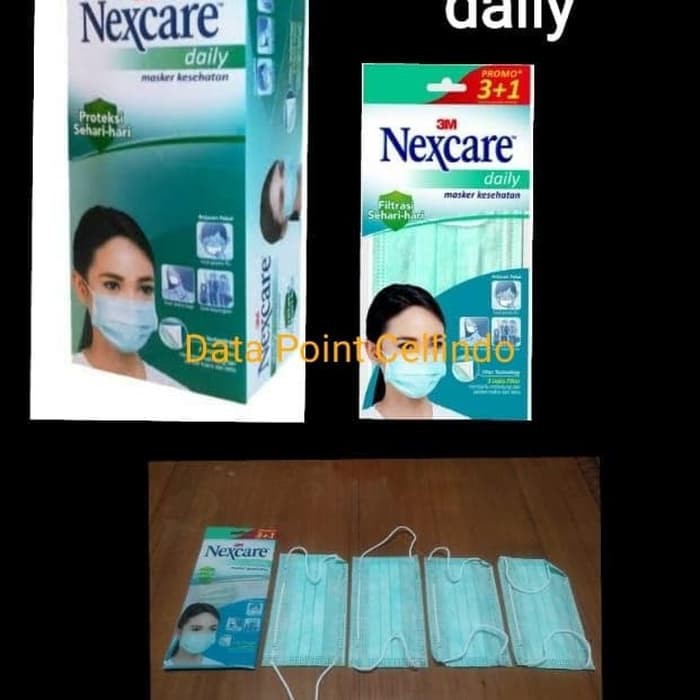 Masker 3M Nexcare Daily MD-20 Earloop Mask Kesehatan MD20
