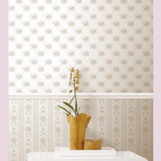 Wallpaper Dinding Motif Bunga / Motif Salur Bunga Flower Story F8 &amp; F9