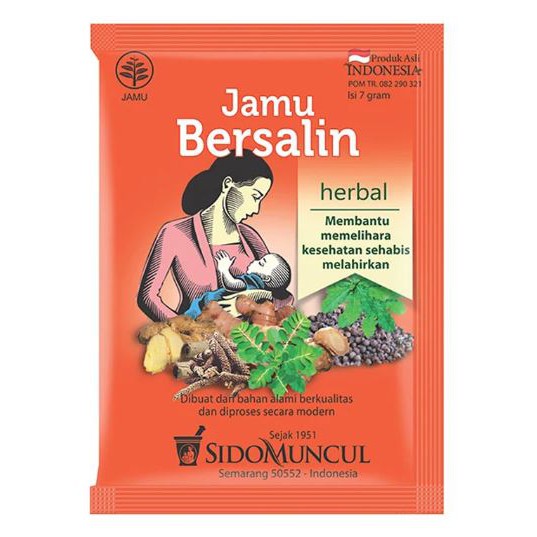 

Sidomuncul Jamu Bersalin (50s @7gr)