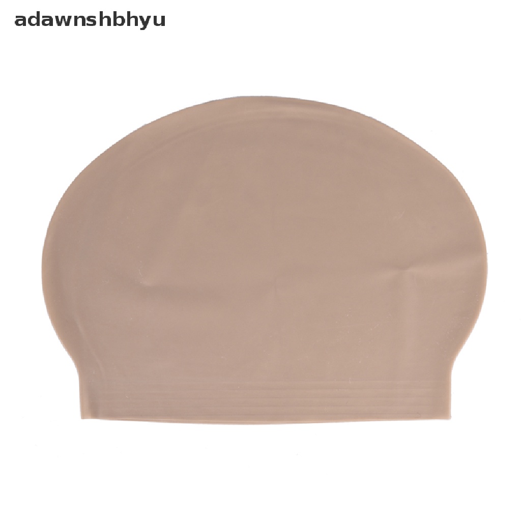 Adawnshbhyu Fake Latex Meat Skin Unisex Kepala Botak Wig Topi Karet Skinhead Kostum Prank ID