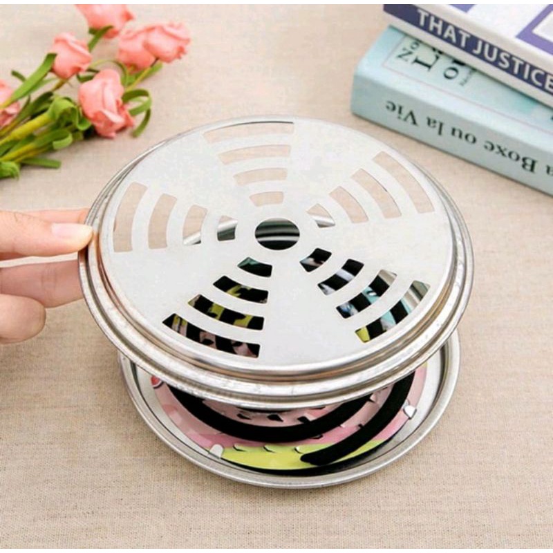 Tatakan Obat Nyamuk Bakar Set / Tempat Bakar Obat Nyamuk / Alas Obat Nyamuk