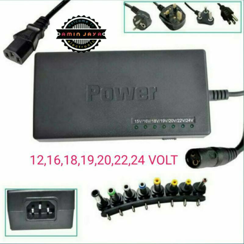 adaptor multi universal 12 sampai 24 volt