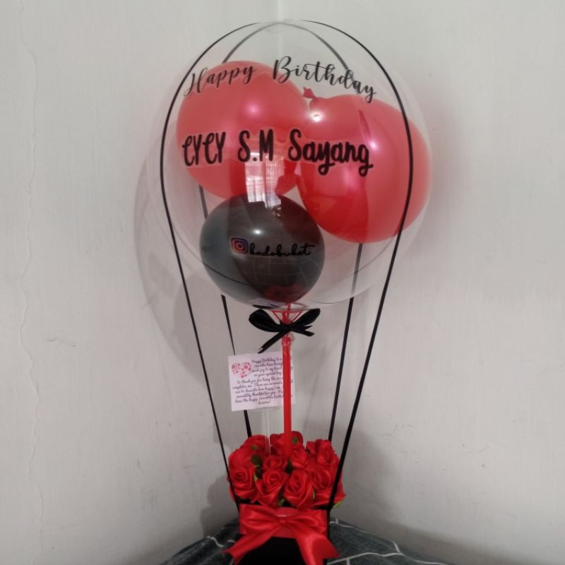 Buket balon valentine wisuda birthday