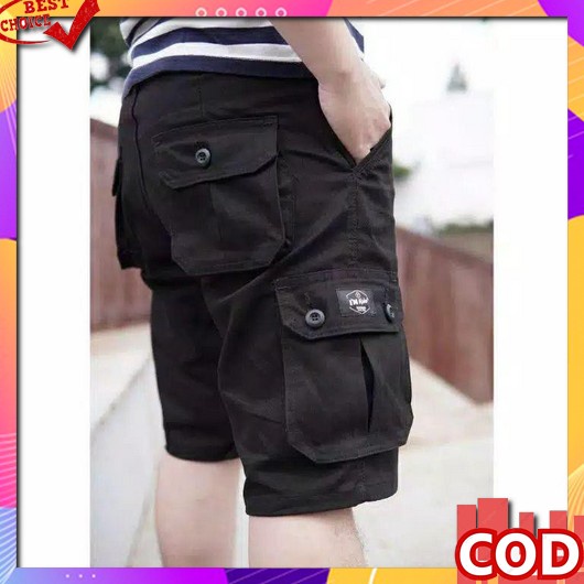 Cardinal Celana Pendek 7/8 Cargo 100% Original Celana Pendek Pria Dewasa Celana Cargo Bahan Katun Te
