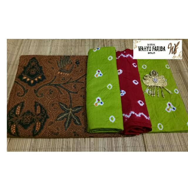 Kain jumputan set jumputan angkin batik bonus bros a2 Kain jumputan set jumputan angkin batik bonus bros a2
