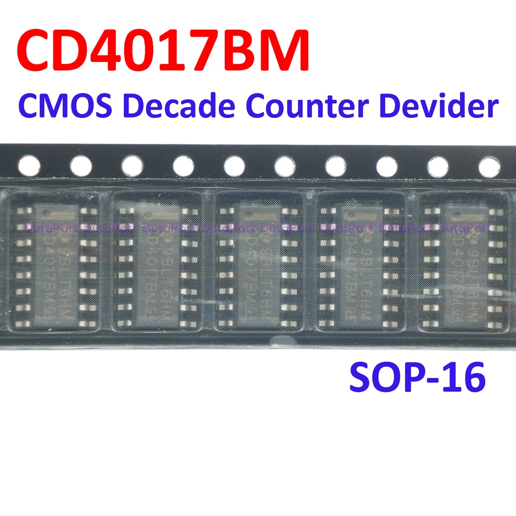 CD4017BM CD4017 BM CD 4017 SMD CMOS Decade Counter Devider SOP-16