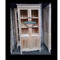Lemari Pintu 2 Custom Bahan Kayu Jati Mentahan