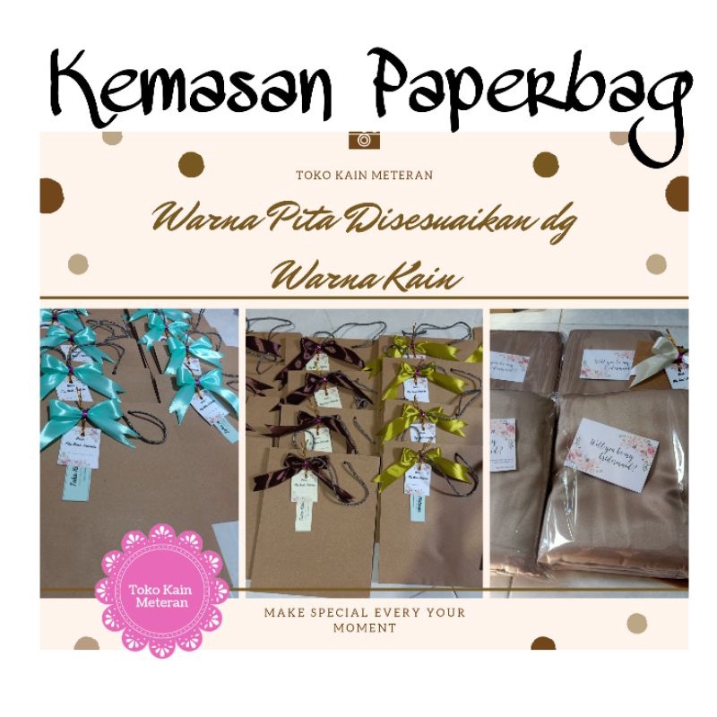 Paperbag Box Kardus Hampers Kado Bridesmaid