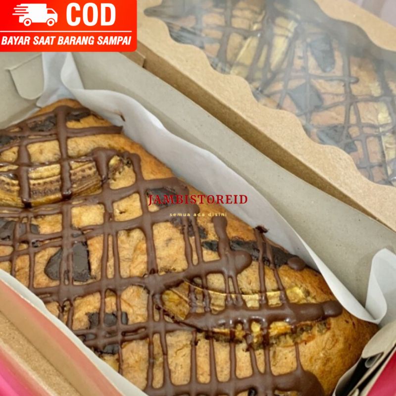 

(JAMBISTOREID) JAMBI LANGSUNG KIRIM Banana Chocolate Cake Kue Bolu Pisang Coklat Lembut Empuk Pluffy Bakery Jambi Parcel Hampers Kirim Hadiah Teman Sejawat Jenguk Orang Sakit Jambi