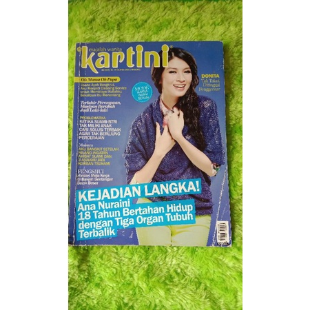 MAJALAH KARTINI EDISI NOVEMBER 2012 COVER DONITA