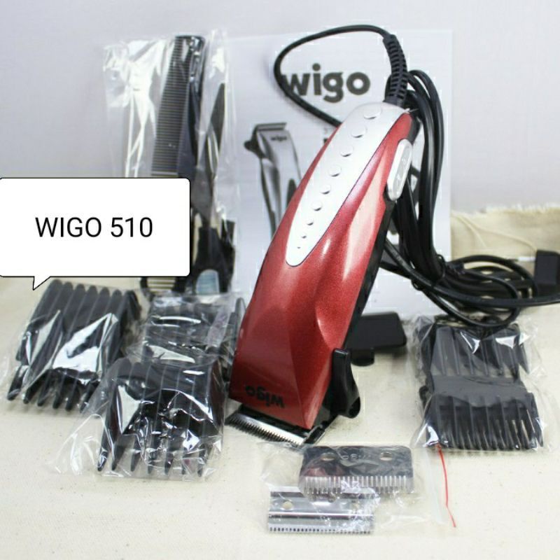 Wigo , W - 510 Cukur rambut  , Clipper , Mesin cukur rambut + mata pisau