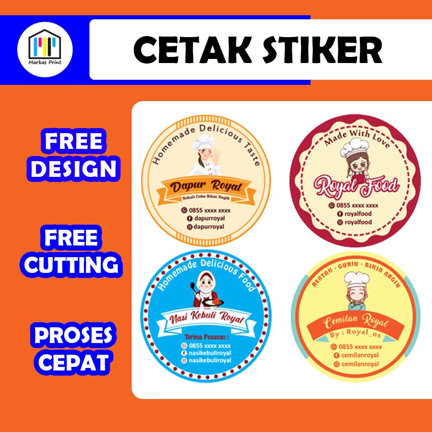 

Stiker bulat 7 x 7 cm/Cetak Stiker Makanan/Stiker Logo/Stiker Minuman/Stiker Produk/Stiker Kemasan/Stiker Free Desain/Stiker Free Cutting/Stiker Makanan dan Minuman/Stiker Custum Free Desain/Stiker Murah/StikerLabel Produk