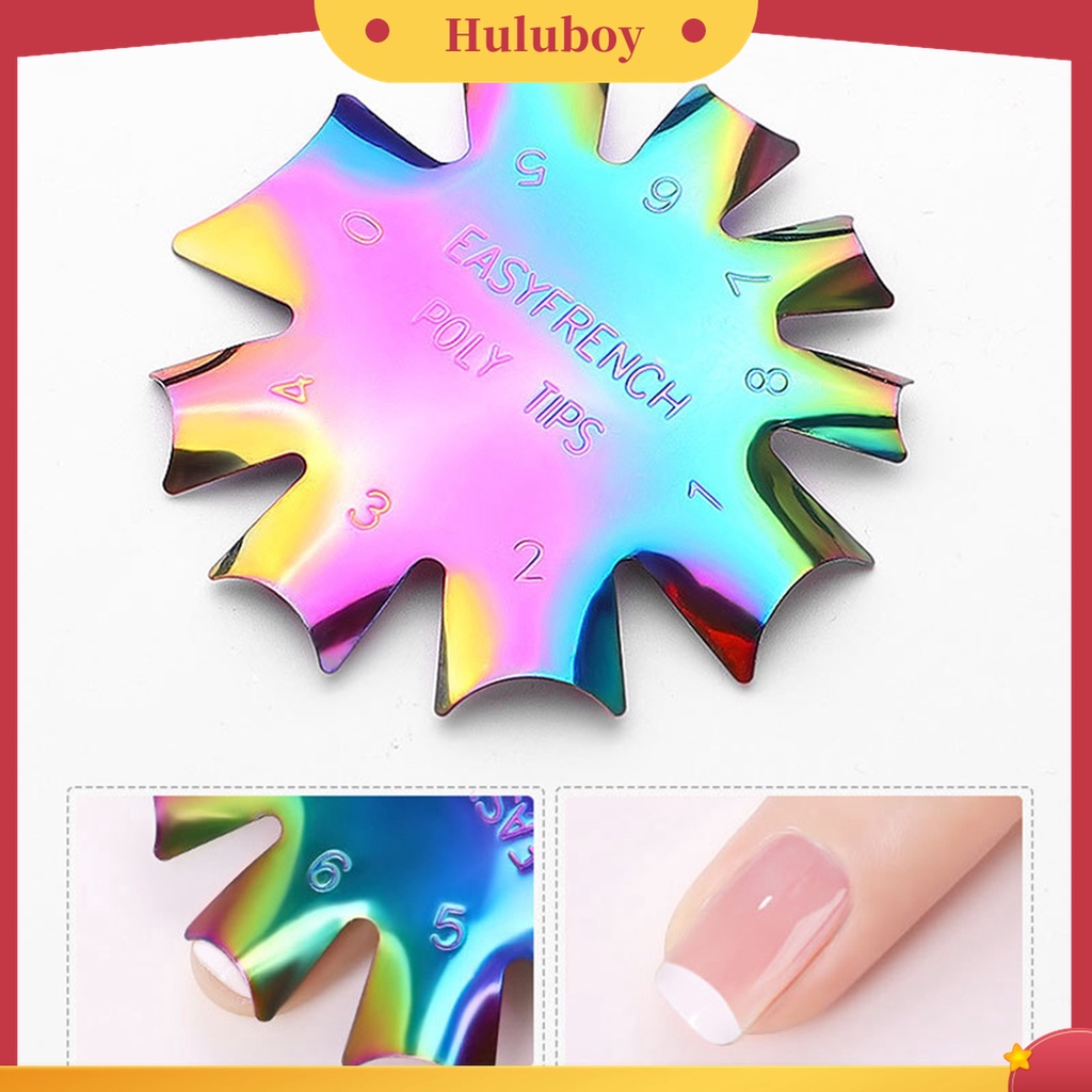 Huluboy Huluboy♡ Plat Stempel Kuku Bahan Stainless Steel Untuk Nail Art