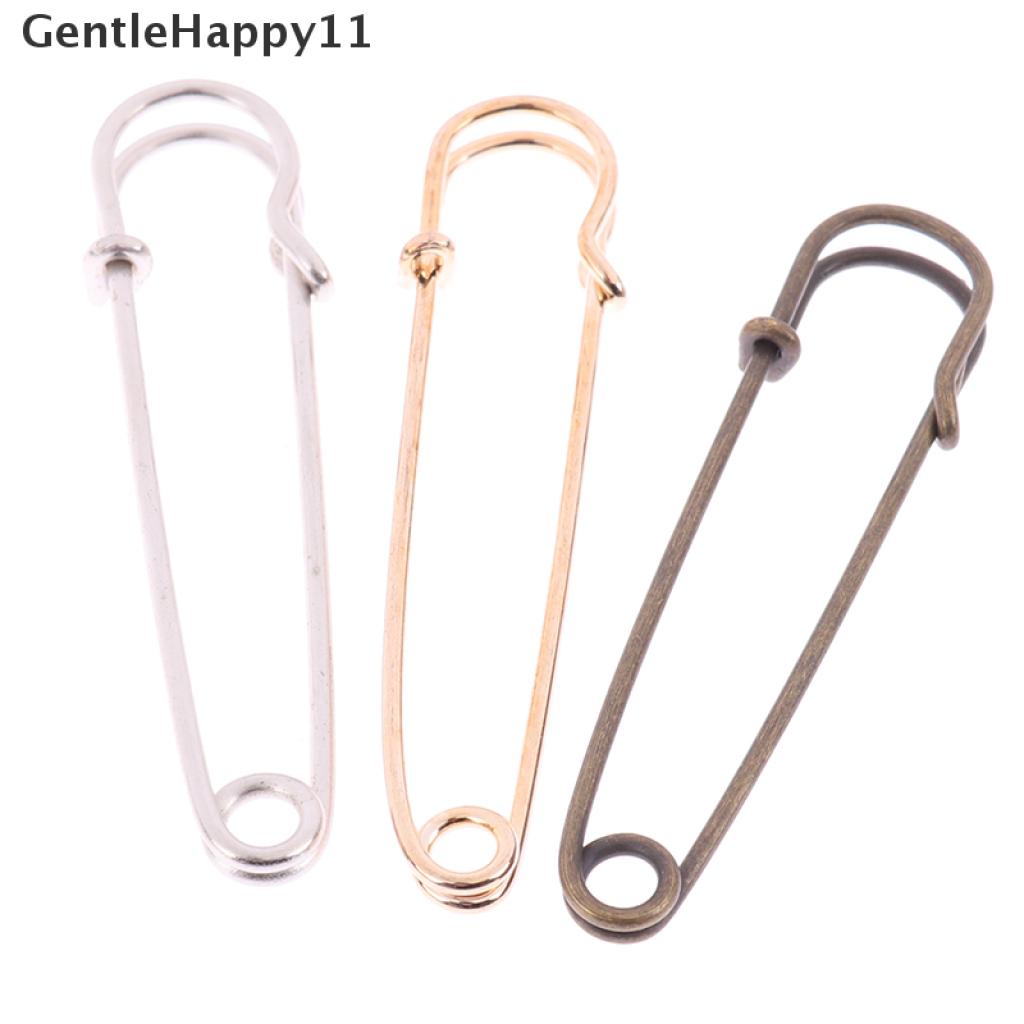 Gentlehappy 12pcs Peniti Ukuran Besar Bahan Stainless Steel Untuk Kerajinan Tangan