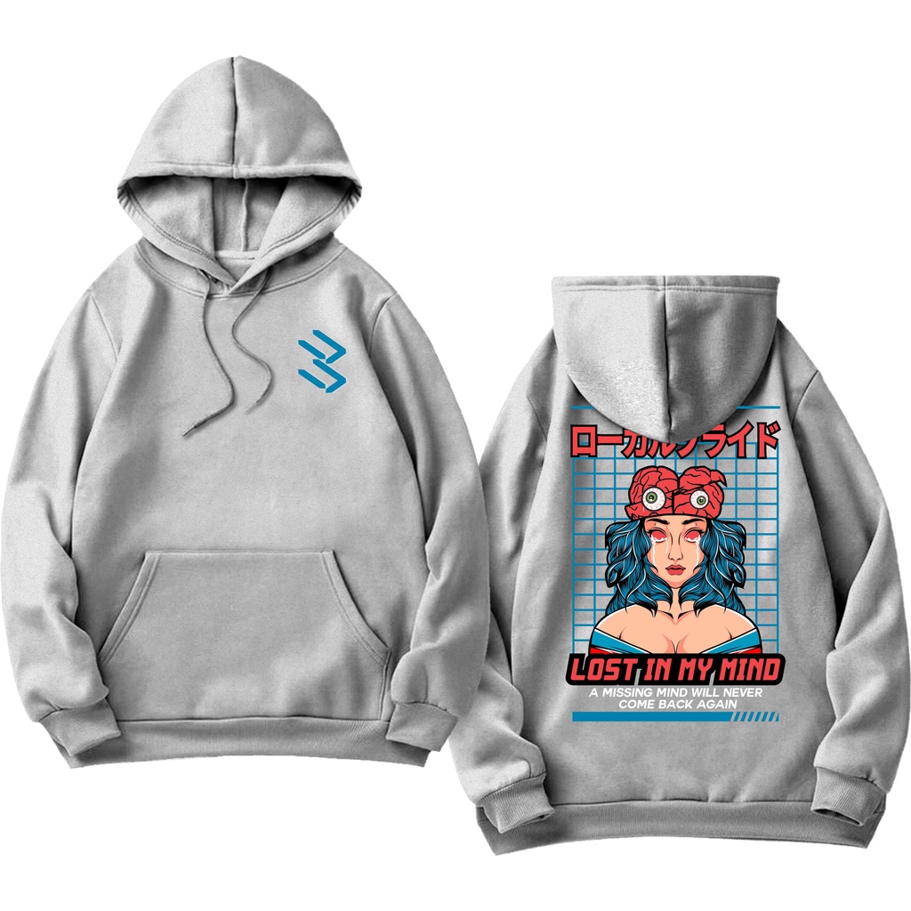 Sweater Hoodie BRIGO MIND Sablon DTF Fleece Cotton II BRIGO Jumper Hoodie MIND II M-XXL (Pria &amp; Wanita) Free stiker&amp;Gantungan Kunci