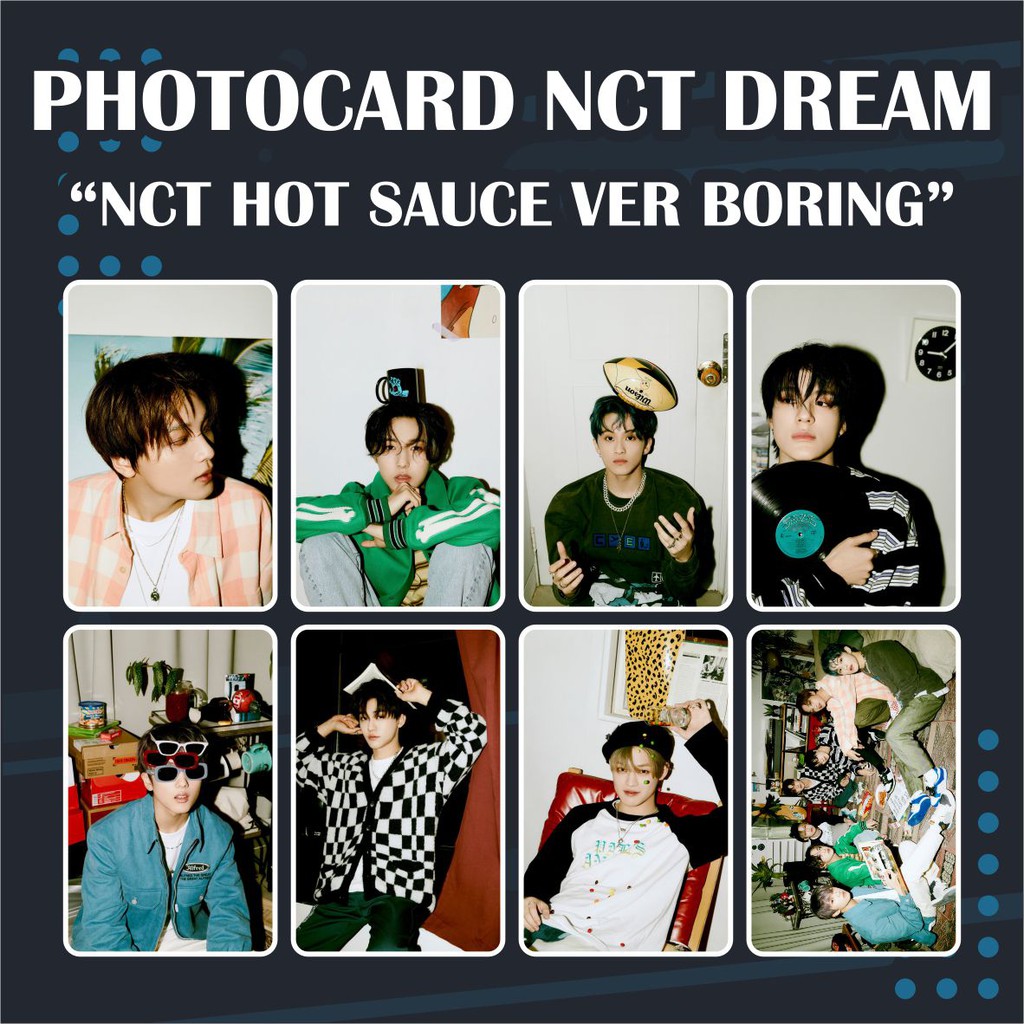 (READY STOCK) PHOTOCARD NCT DREAN HOT SAUCE KPOP MURAH