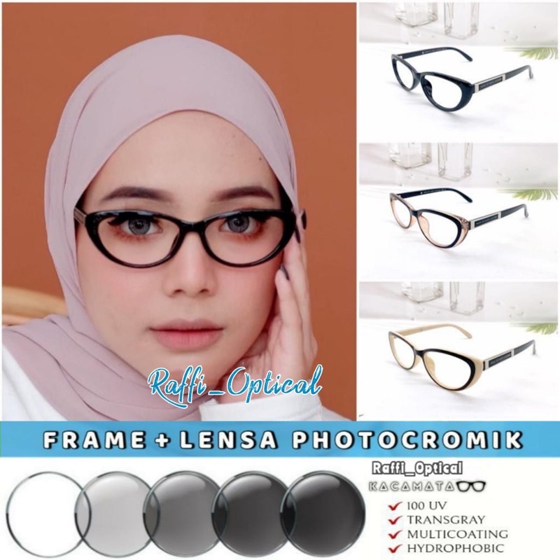 Kacamata minus antiradiasi [paket hemat frame+lensa]kodeR527