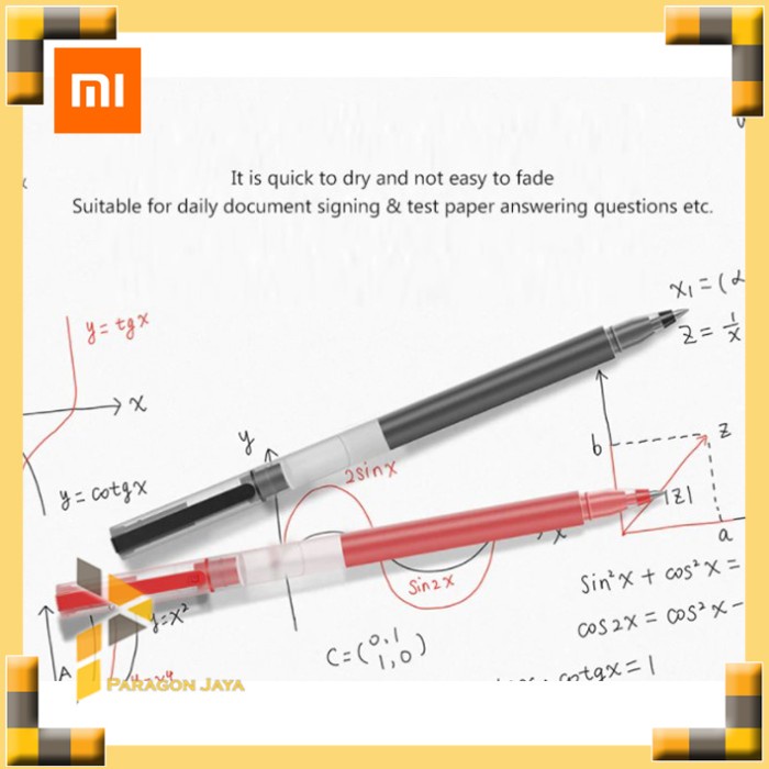 

TERBARU Xiaomi Mi Jumbo Gel Ink Pen Pulpen Gel 0.5mm Black - Hitam