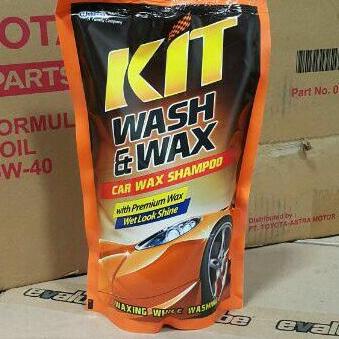 ✩ SABUN CUCI MOBIL KIT WASH & WAX / WASH WAX PREMIUM WAX 800 ML ☜