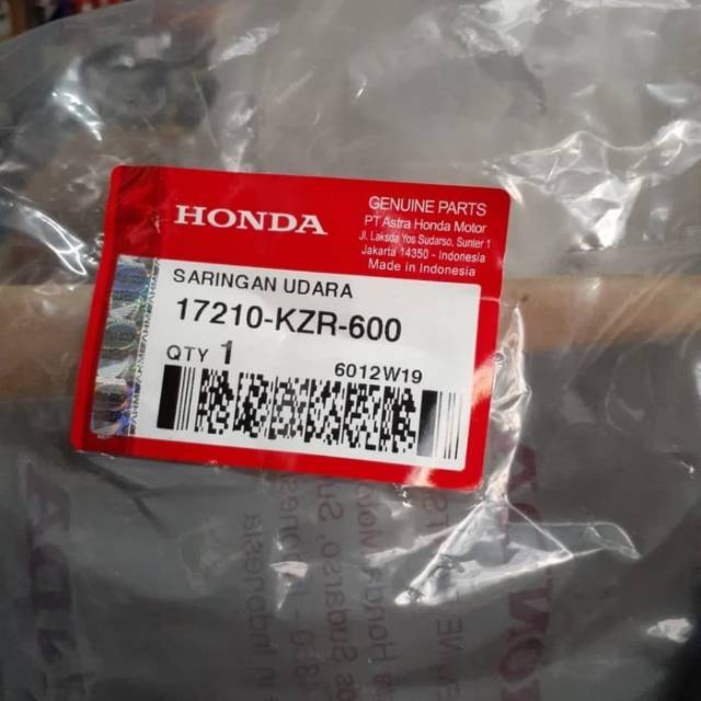 Busa filter vario 125 orisinil HGP 17210-kzr-600