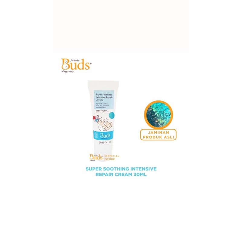 Buds organics super soothing intensive repair cream - krim lotion perawatan eksim | krim lotion ezcema