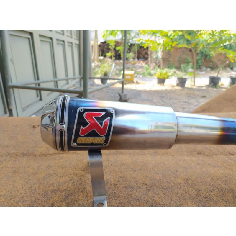 Knalpot Racing Akrapovic Honda Vario 110 FI LED