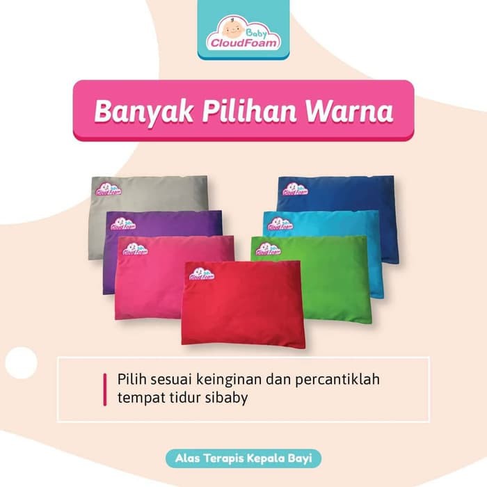 Bantal Anti Peyang Baby Cloudfoam 100% Ori