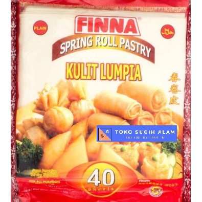 

FINNA KULIT LUMPIA (SPRING ROLL PASTRY) ISI 40LEMBAR