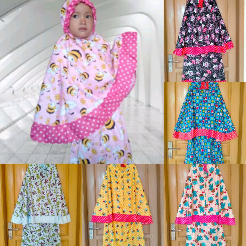 (TERMURAH) MUKENA ANAK USIA 2-6 TH (PILIH MOTIF)