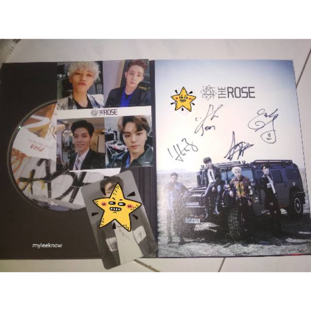 The Rose void signed album