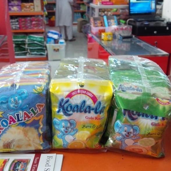 

(vxvj -77) MANISAN / PERMEN GULA KAPAS LA LA KOALA-LA 10sachet / KOALA KOALALA 10SACHET / HALAL [vr -794]