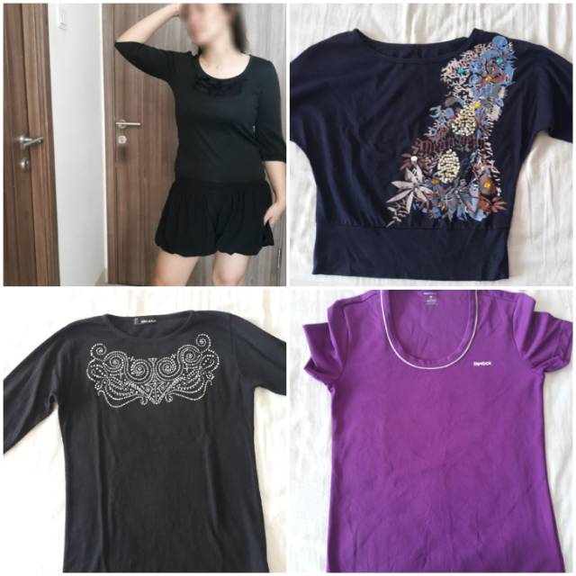 baju kaos nyaman  / baju olahraga preloved