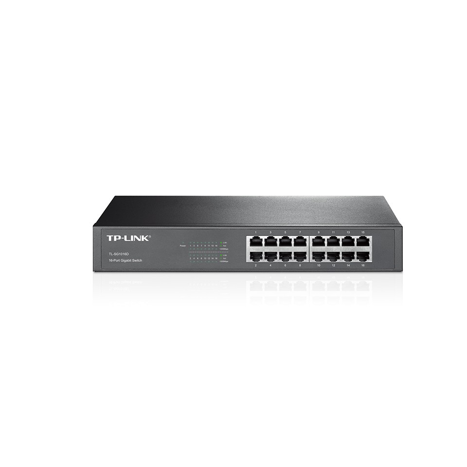 TP-LINK TL-SG1016D 16-Port Gigabit Desktop/Rackmount Switch HubTP-LINK SG1016D TP-LINK TL 16 Port Gigabit Desktop/Rackmount TP-LINK TL-SG1016D 16-Port Gigabit Desktop/Rackmount Switch Hub Original Tp-link SG1016d gigabit Komputer SG 1016D TP-LINK