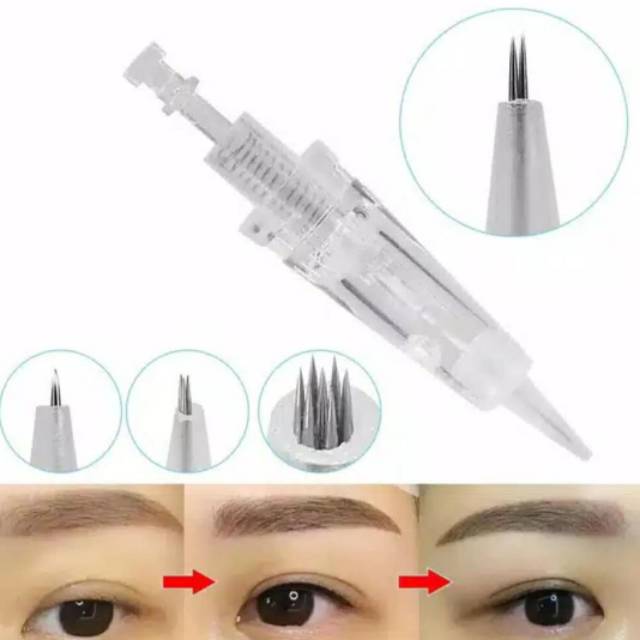Jarum sulam alis/sulam bibir/sulam eyeliner/sulam bedak bb glow jarum nano needle 36 pin