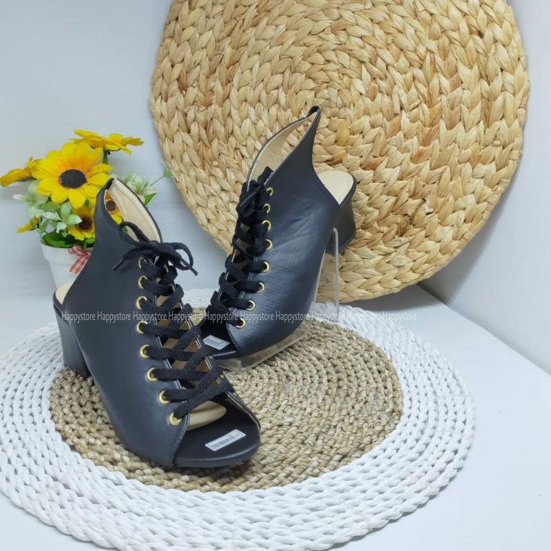 Sepatu boot fashion - Heels wanita tali - Bootd wanita korea - Boots wanita boots hak - Heels boots PD294