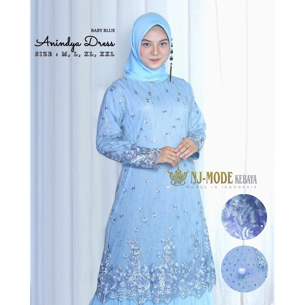 Gamis kebaya tutu Anindya dress muslimah