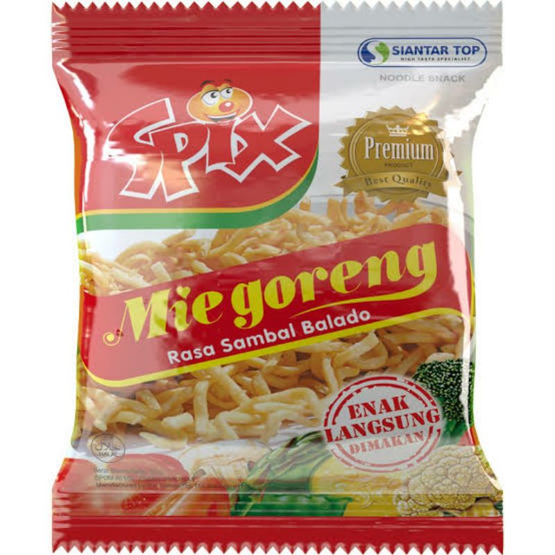 

SPIX MIE GORENG 1 RENTENG ISI 10 PCS